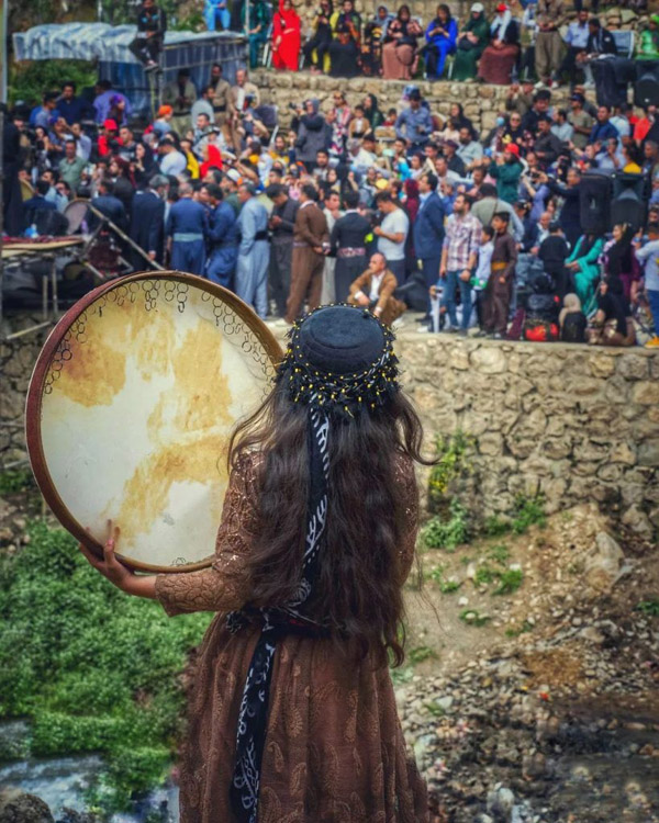 دف نوازی کردی 